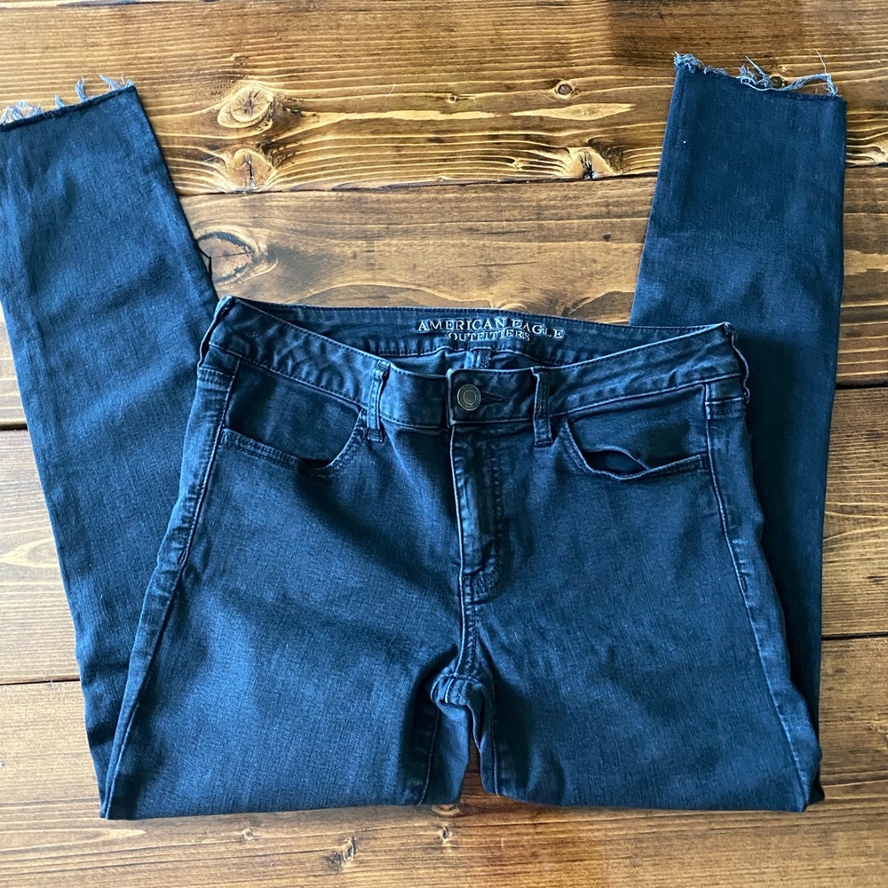 ✰ American Eagle Super Stretch Black Jeggings ✰